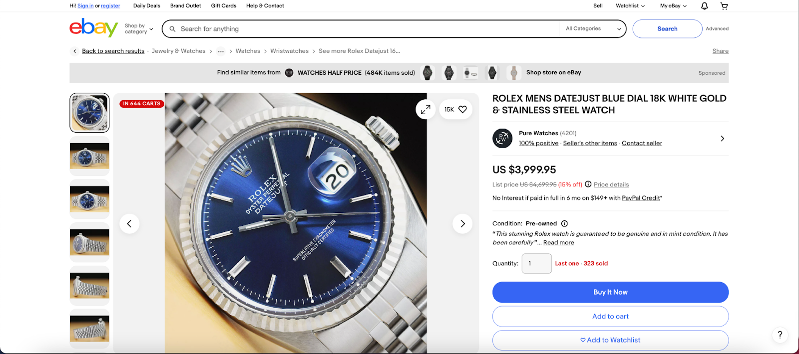 ebay watch