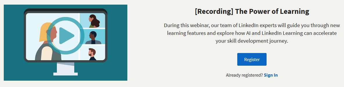 linkedin webinar