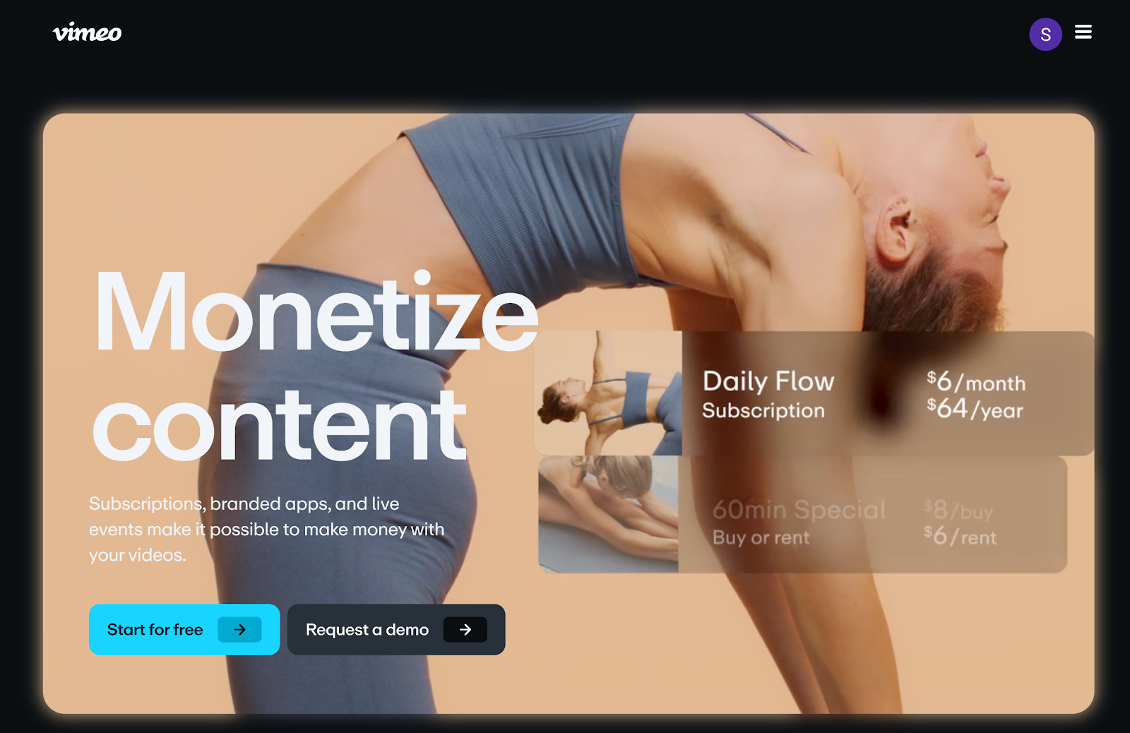 vimeo monetization