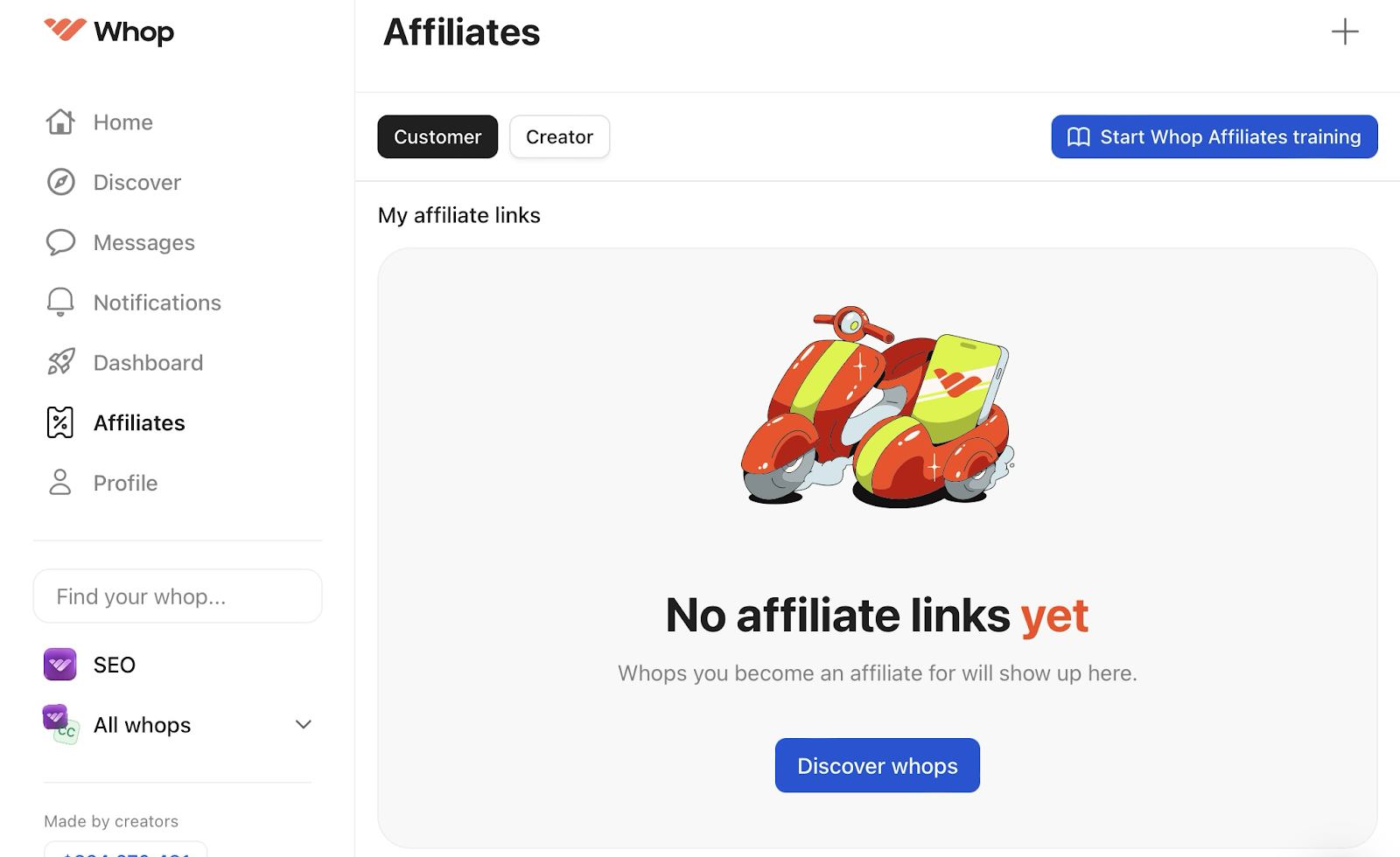 whop affiliates