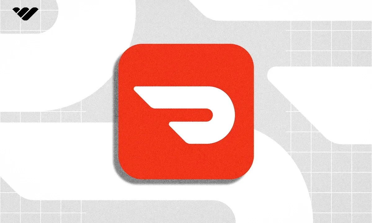 Food delivery banner featuring DoorDash logo