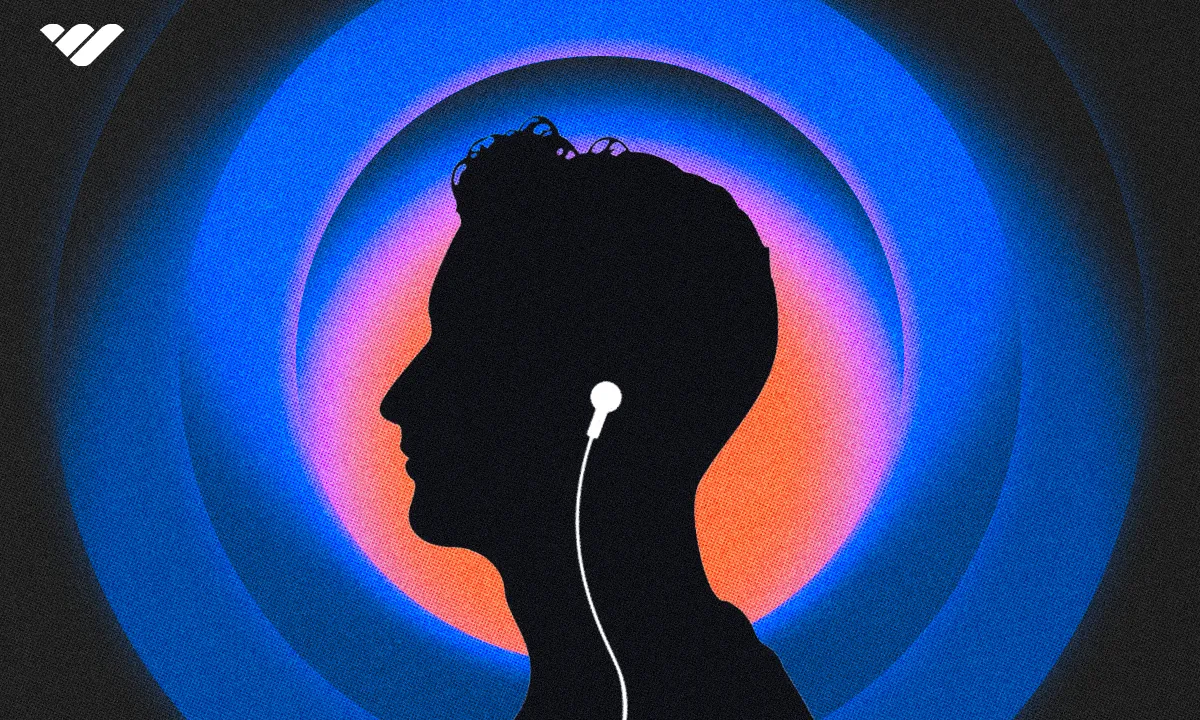 Person with headphones