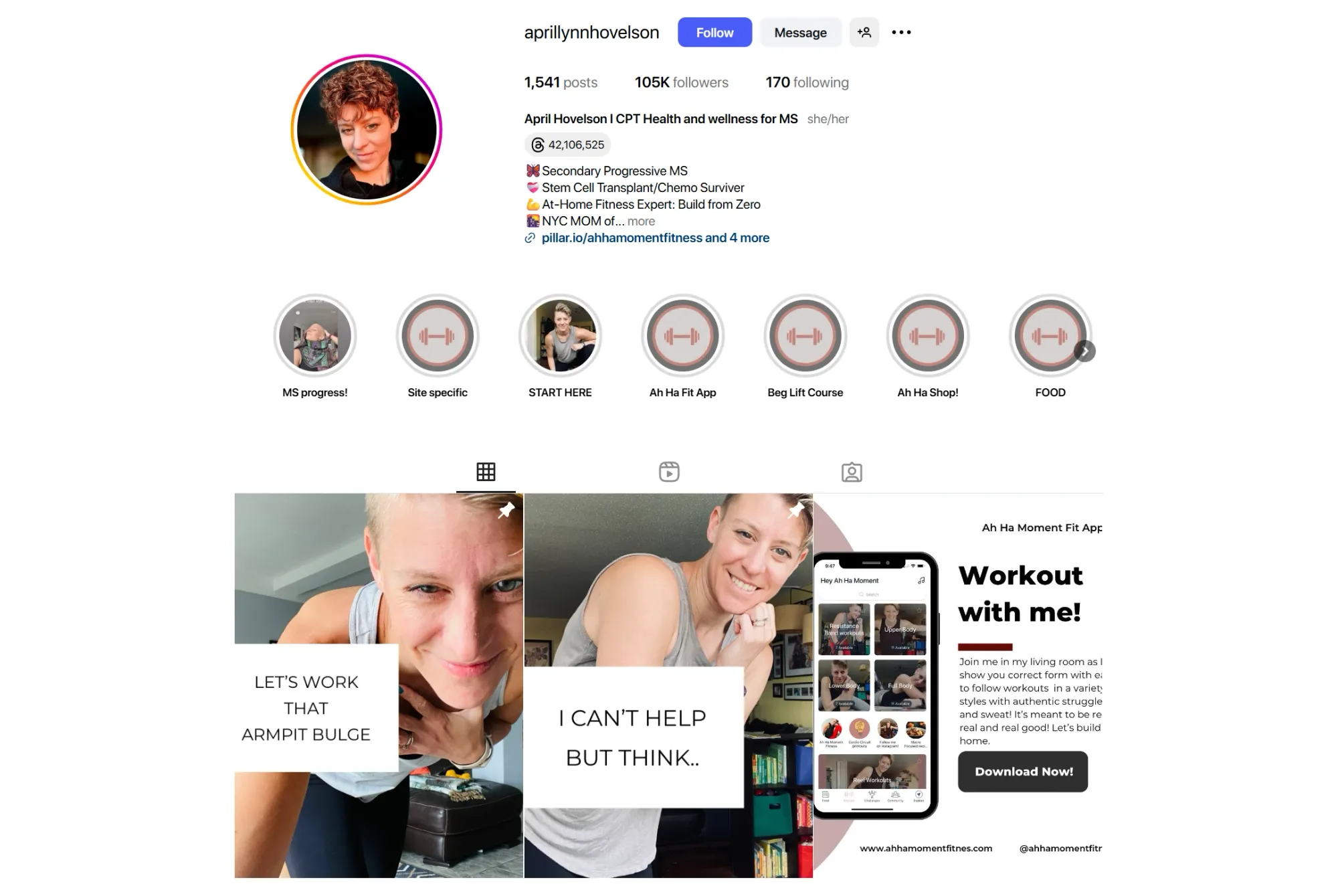 aprillynnhovelson's Instagram profile