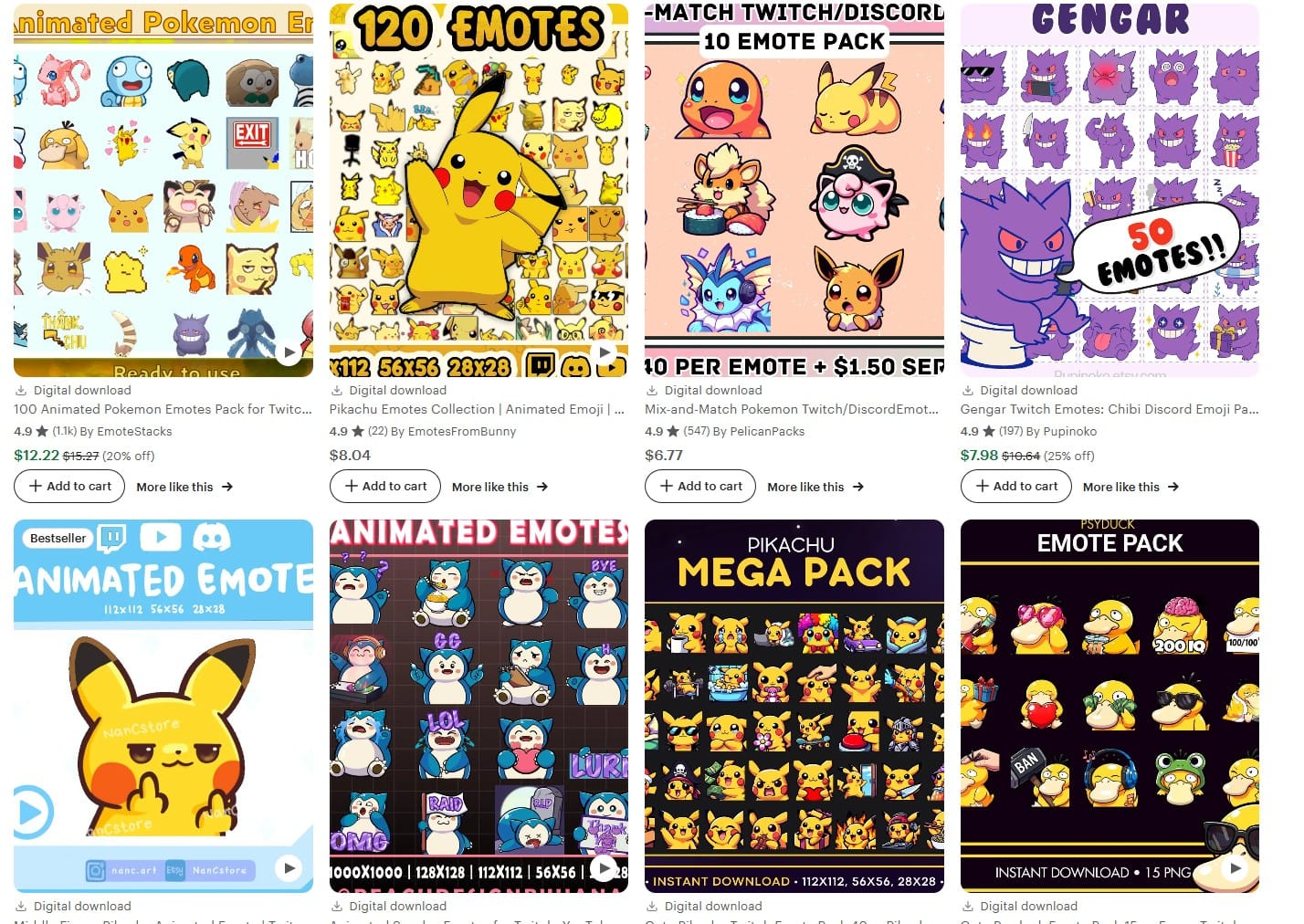 discord emoji packs on etsy