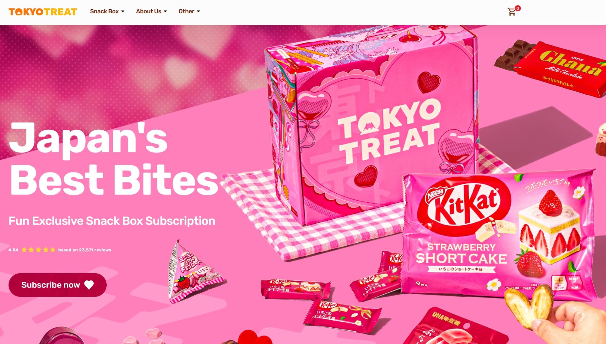 Tokyo Treat website