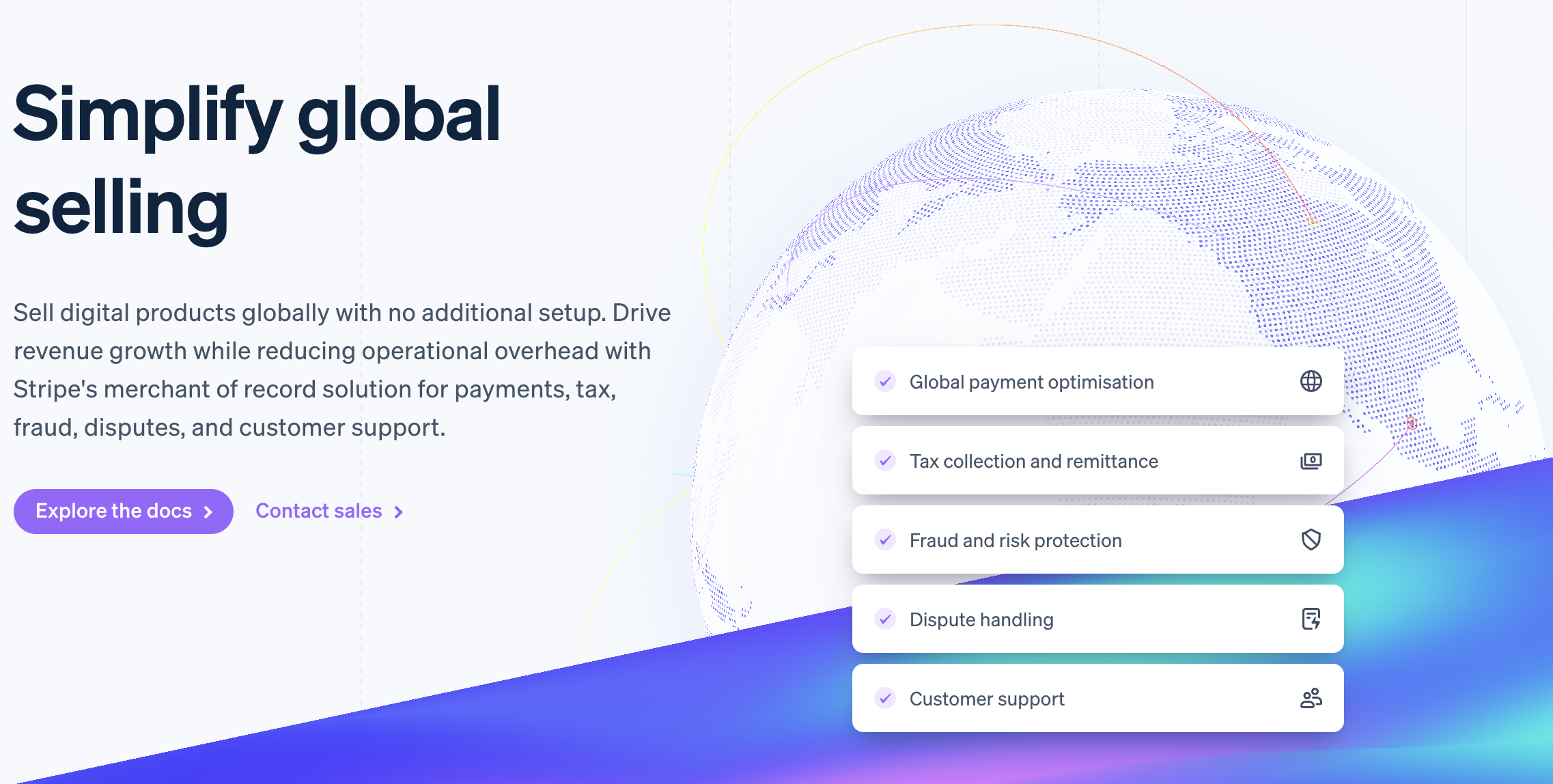 Stripe Manage Payments