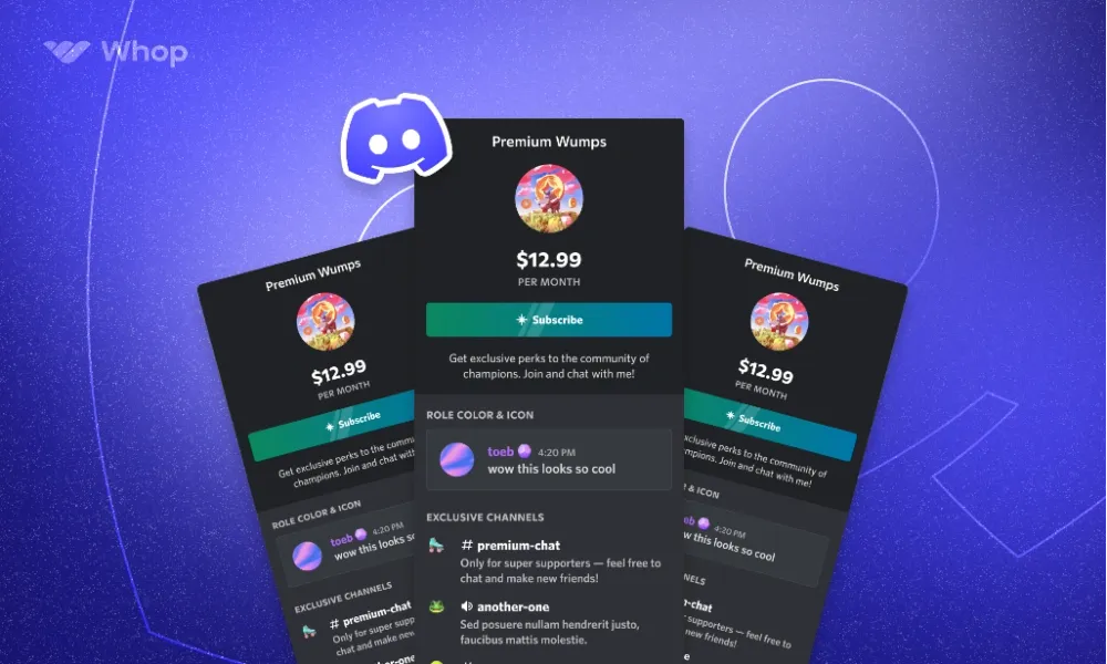 How to set up membership tiers on a Discord server