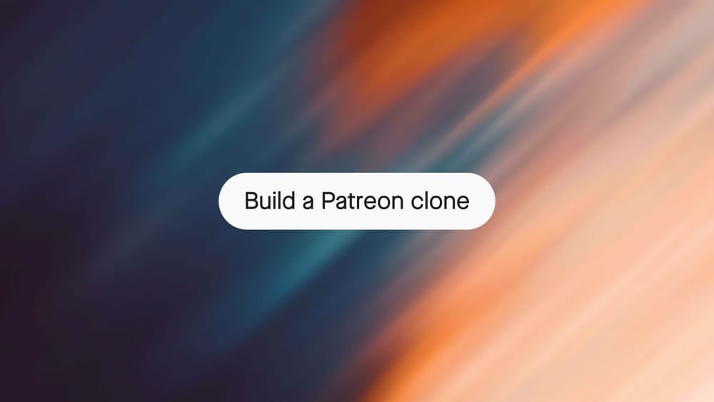 How to build a Patreon clone