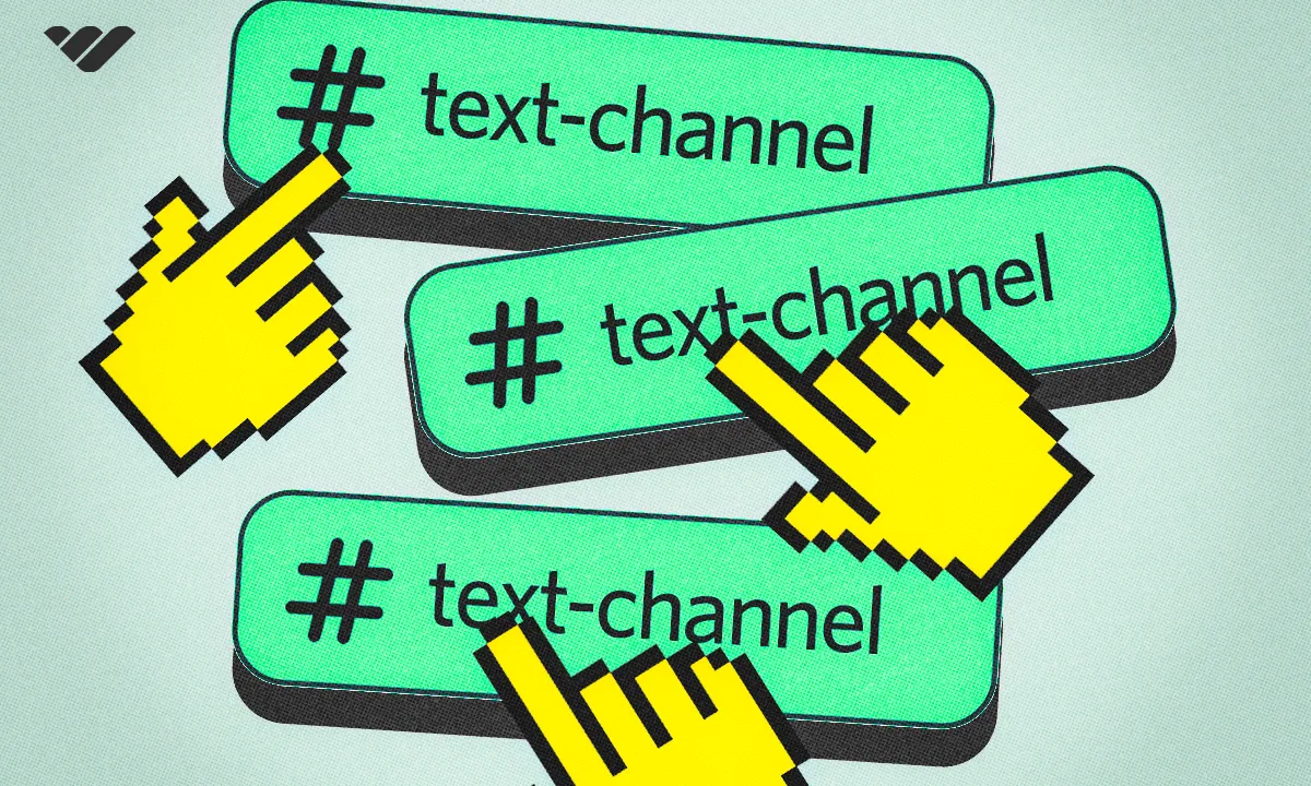 image of discord text channels