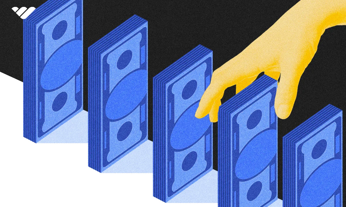 image of cash stacked up