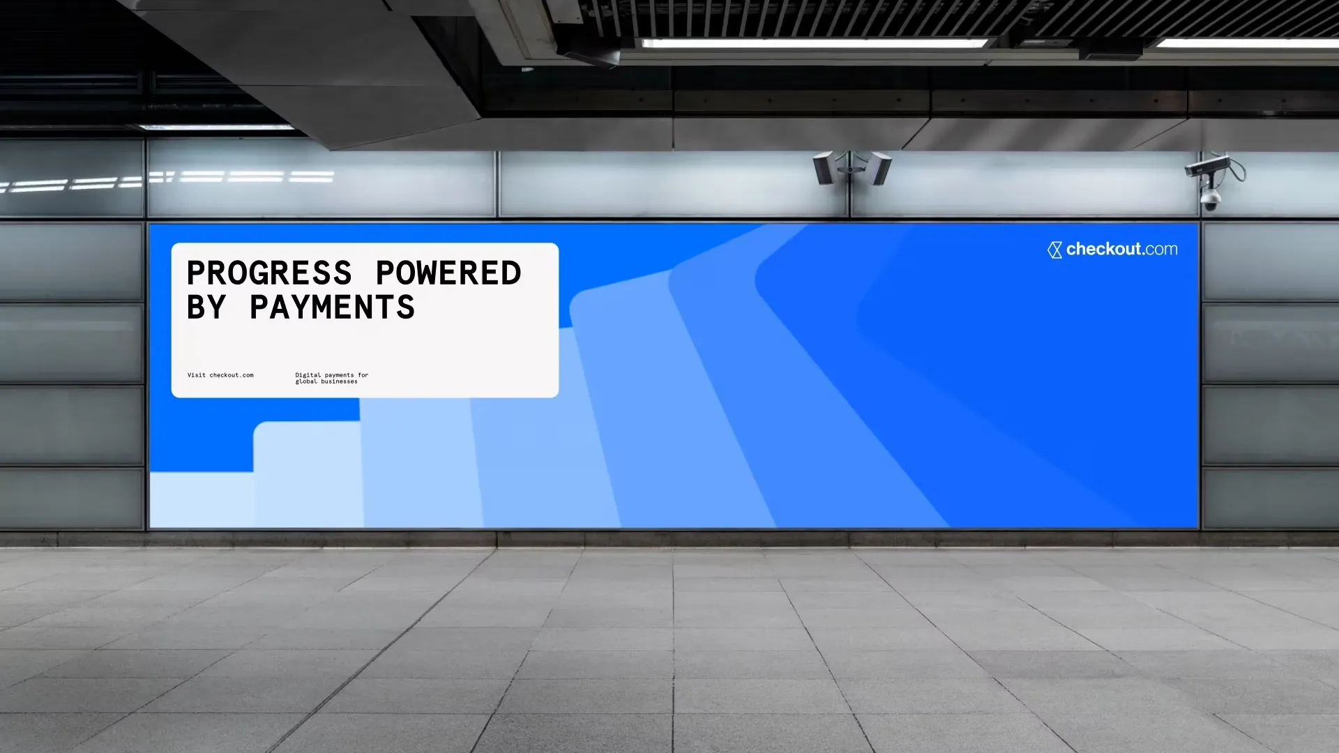 Checkout.com advertisement, designed by Bold