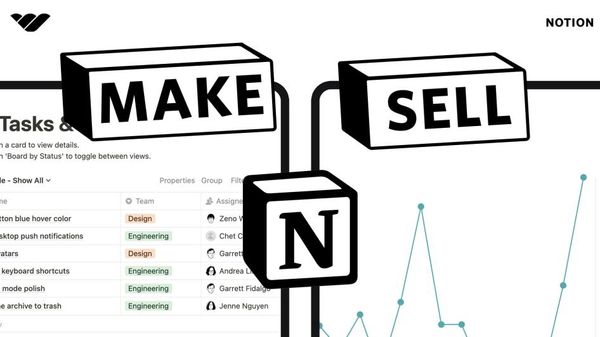 Learn to make and sell notion templates.