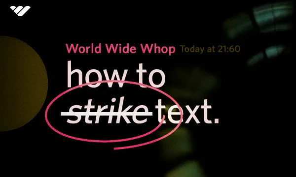 strikethrough text discord