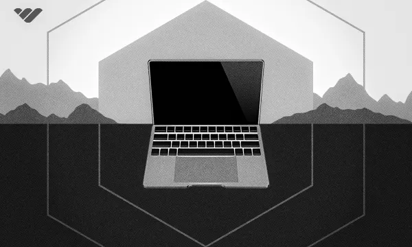 Digital image of a laptop