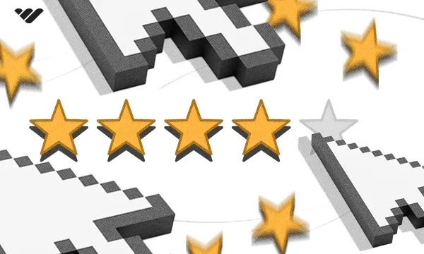 Digital image showing 4 out of 5 stars