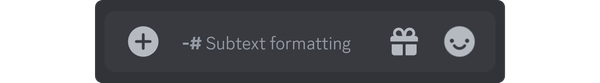 How to use formatting in Discord