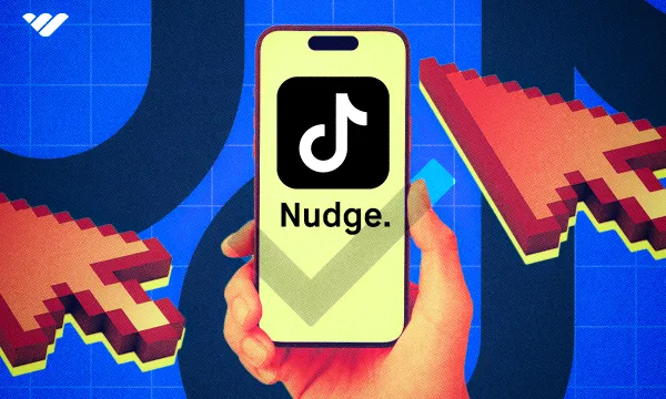 What does nudge mean on TikTok?