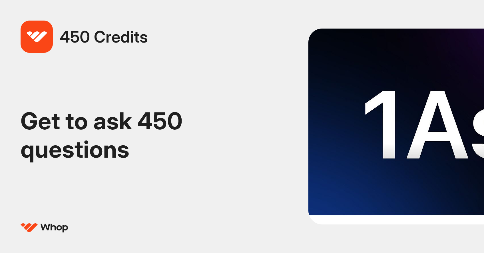 450 Credits | Whop