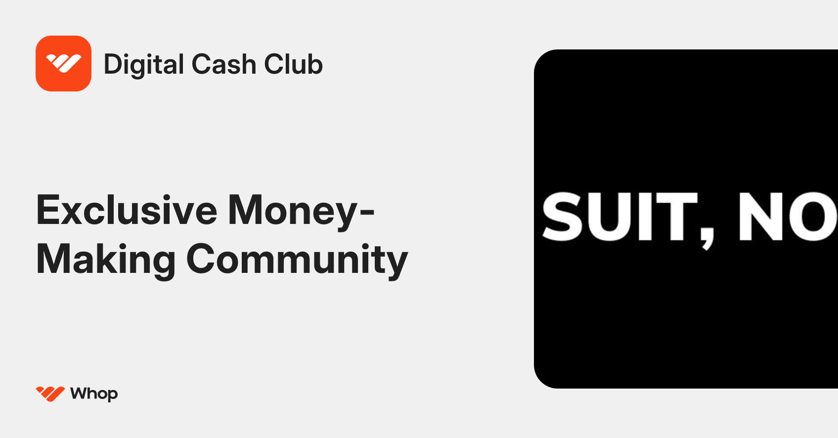 Digital Cash Club | Whop
