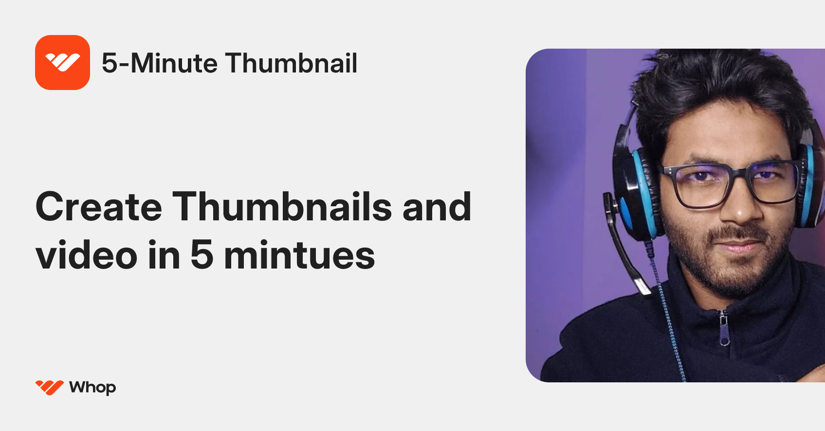 5-Minute Thumbnail | Whop