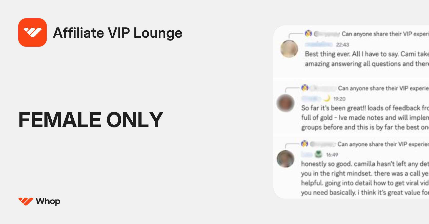 Affiliate VIP Lounge | Whop