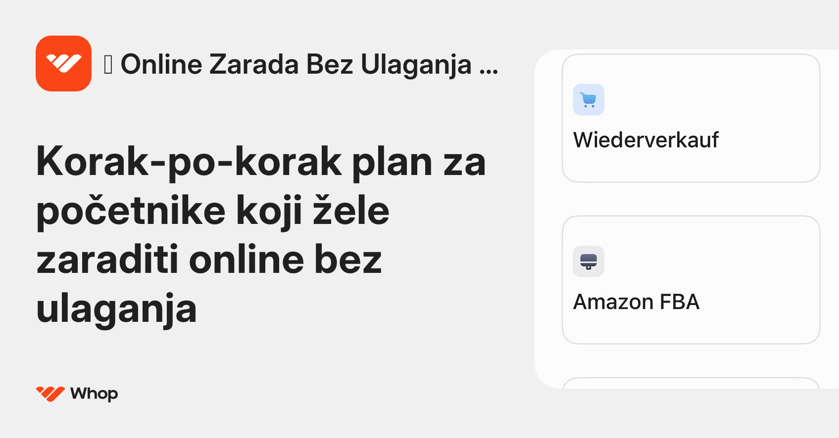👉 Online Zarada Bez Ulaganja – | Whop