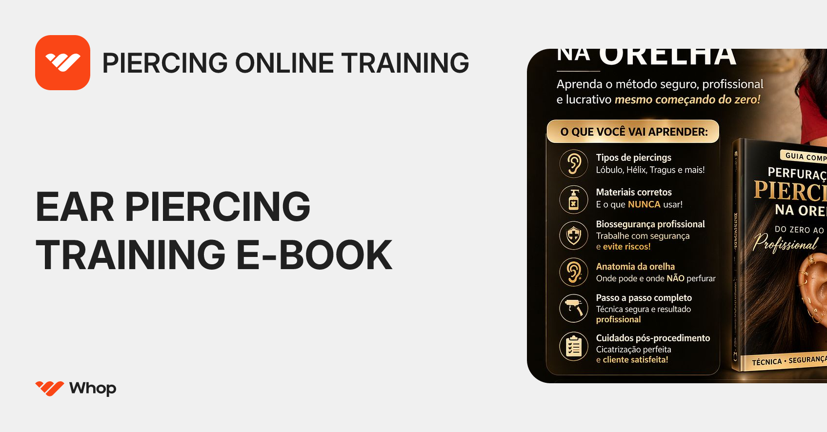 PIERCING ONLINE TRAINING | Whop