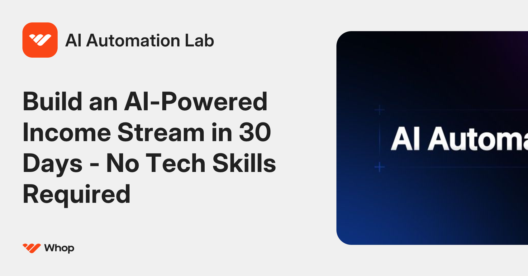 AI Automation Lab | Whop
