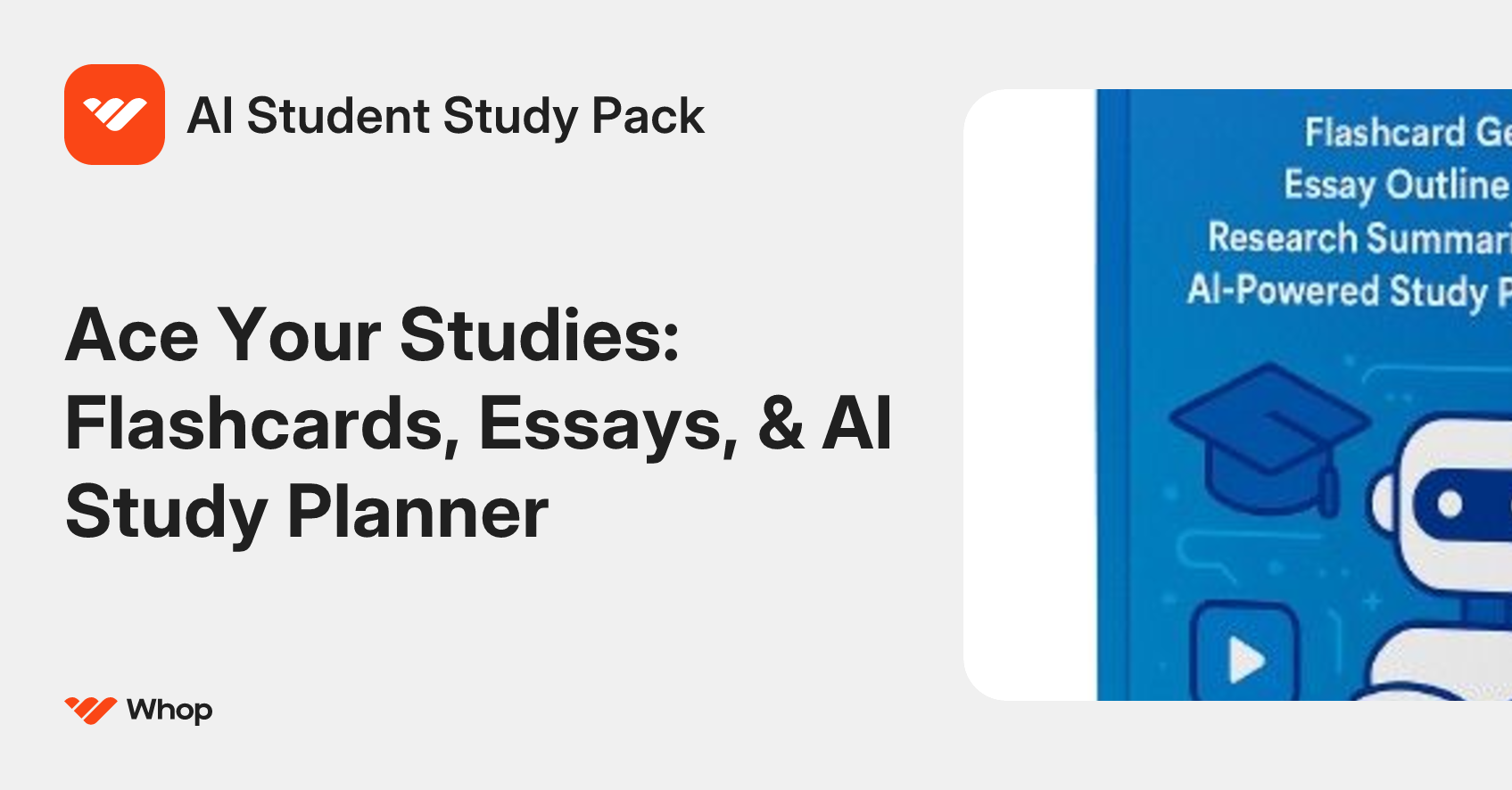 AI Student Study Pack | Whop