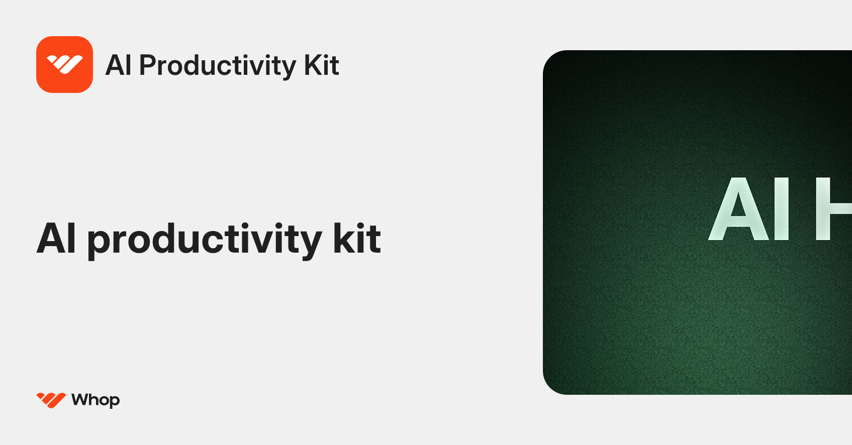 AI Productivity Kit | Whop