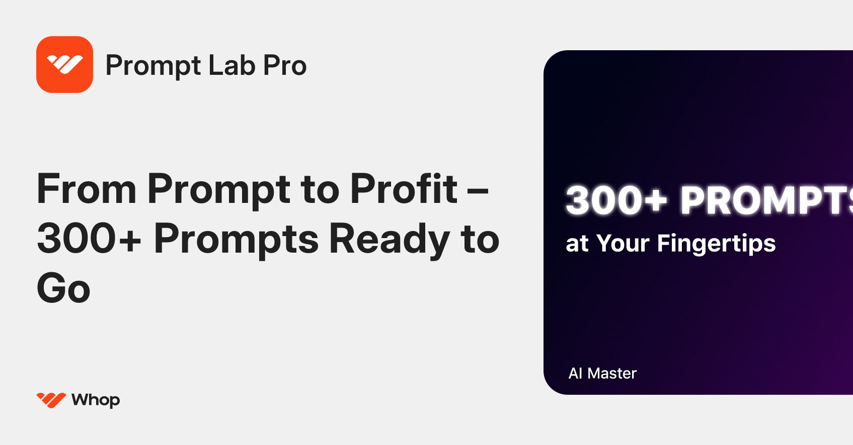 Prompt Lab Pro | Whop