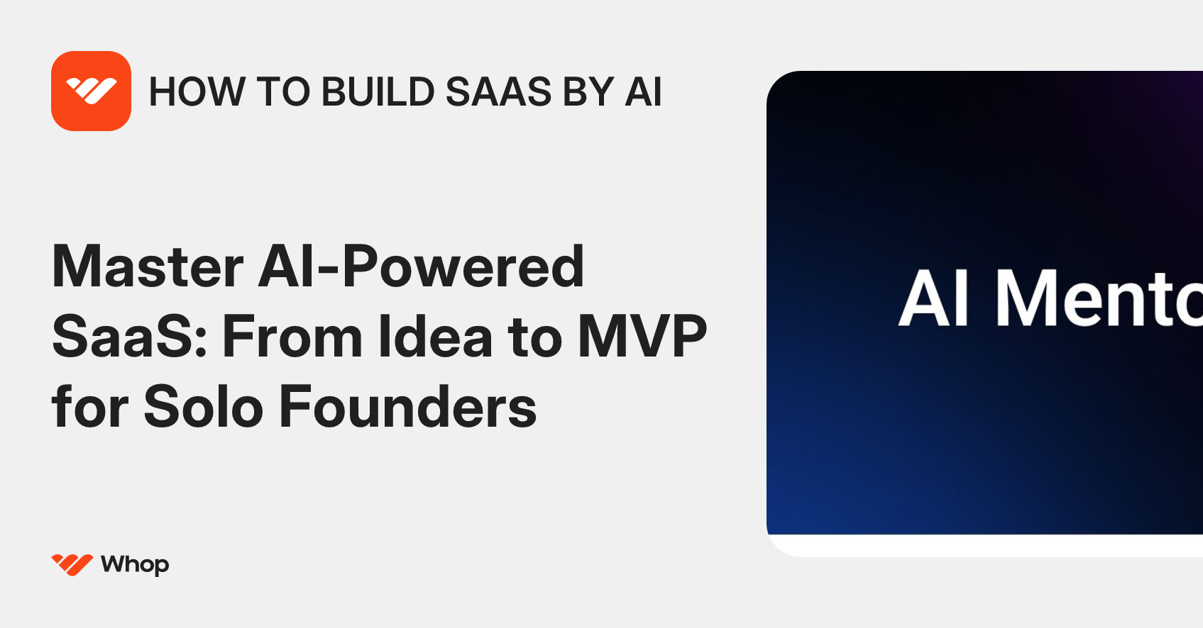 HOW TO BUILD SAAS BY AI | Whop
