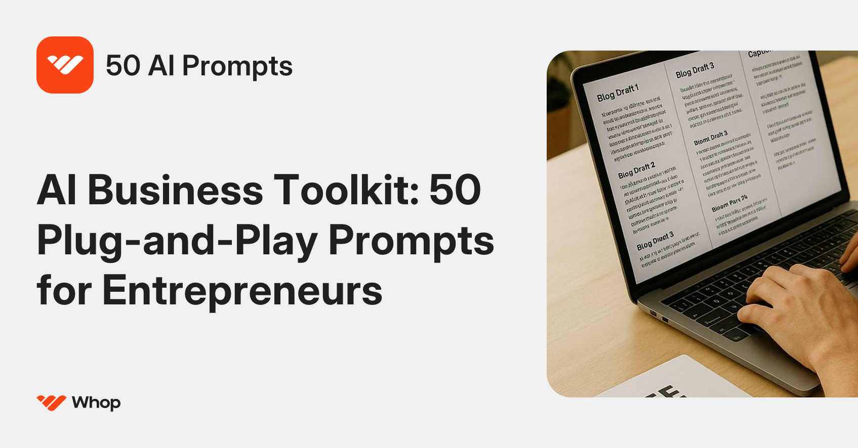 50 AI Prompts | Whop