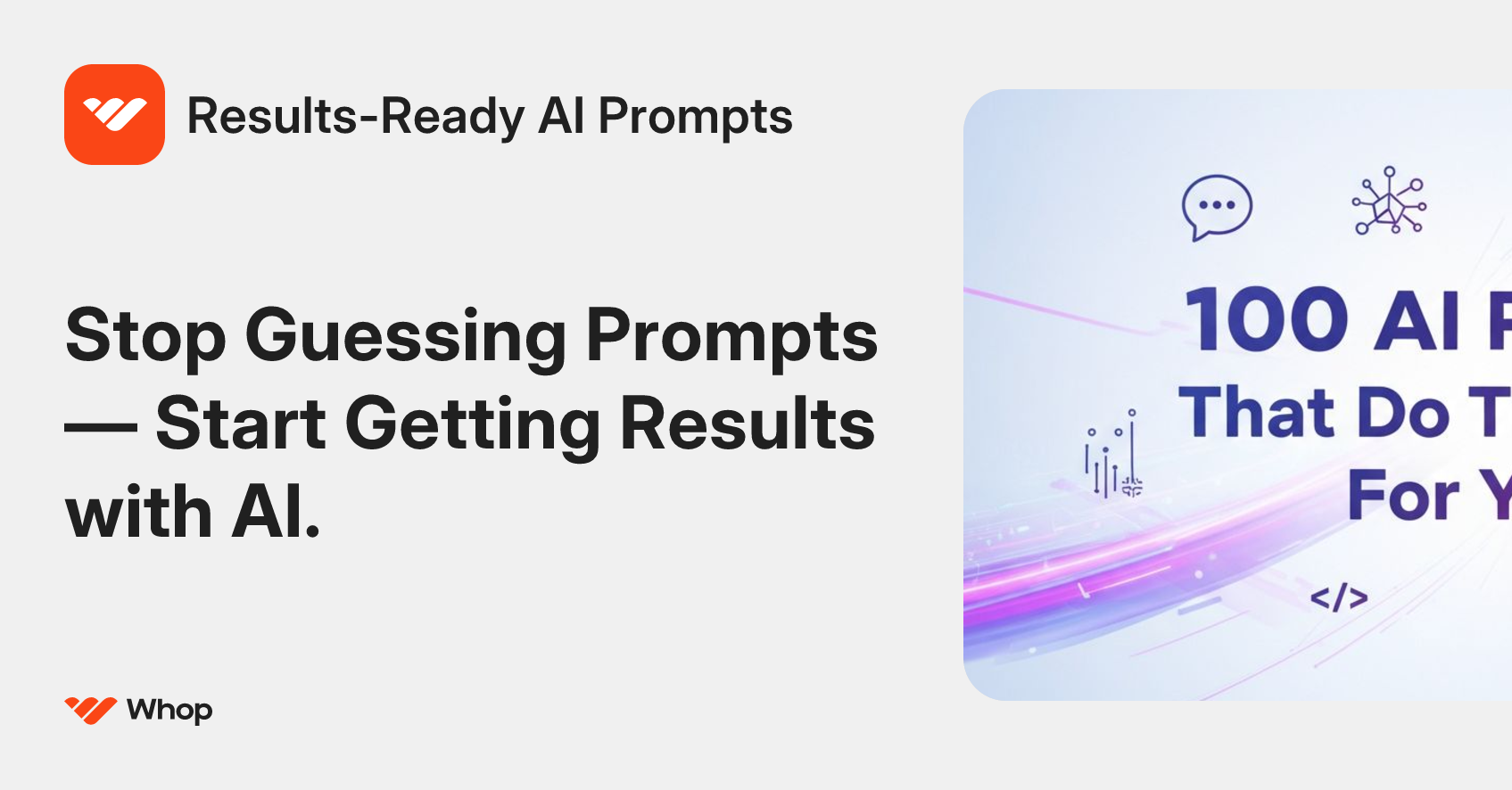 Results-Ready AI Prompts | Whop