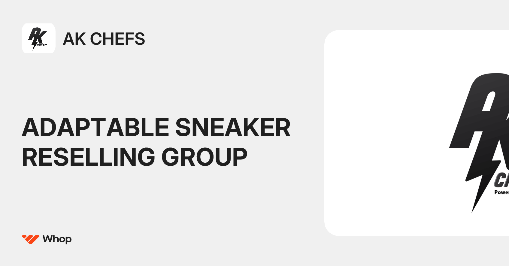 Bot Cook Group Resell AK CHEFS Whop