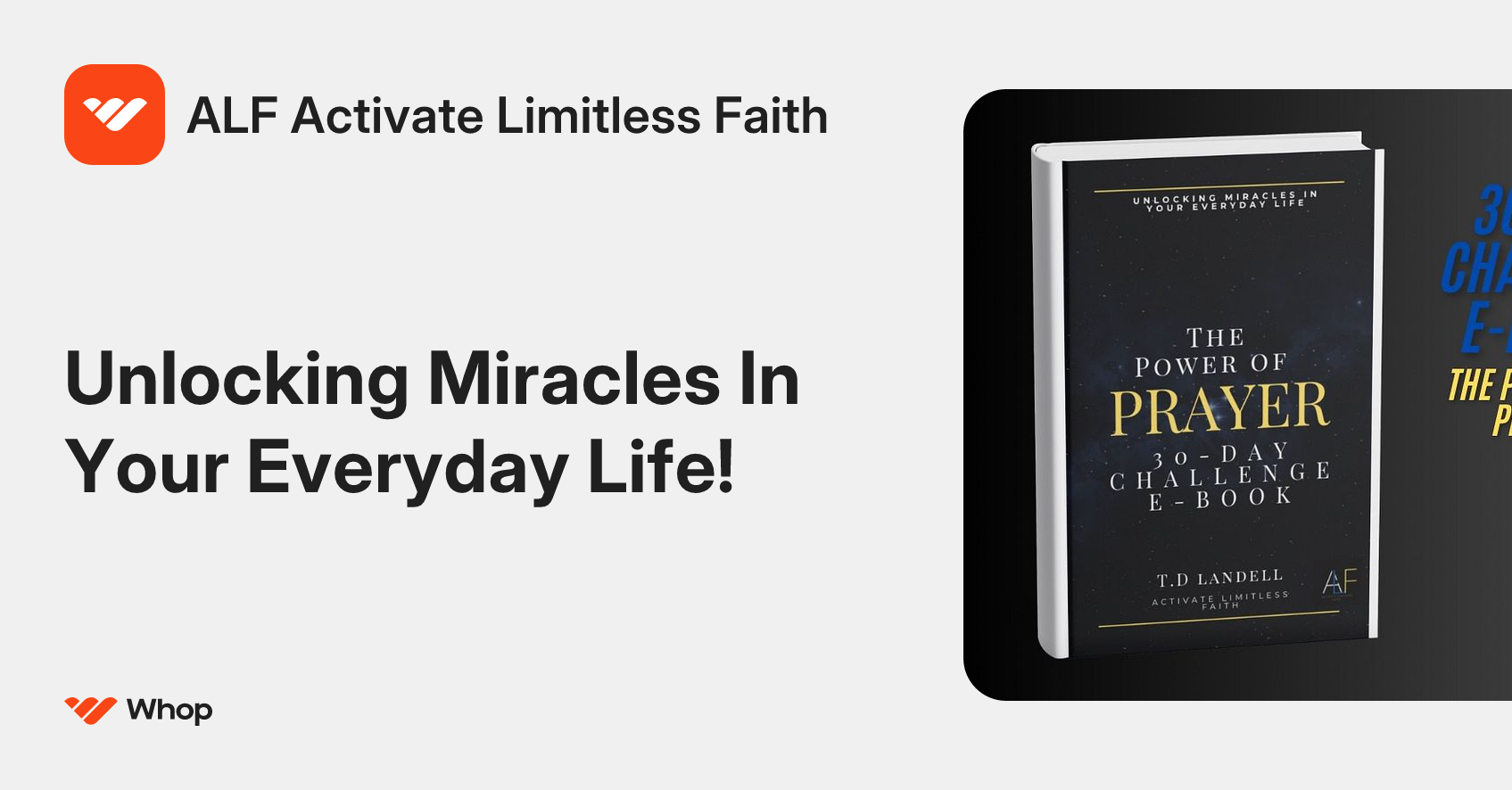 ALF Activate Limitless Faith | Whop