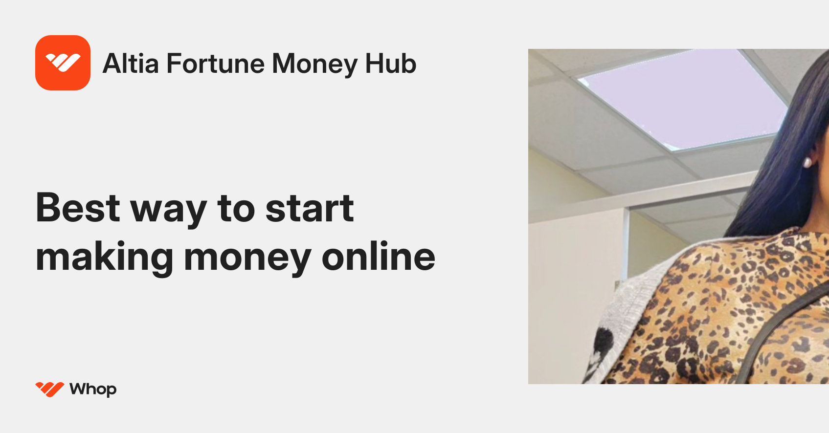 Altia Fortune Money Hub | Whop