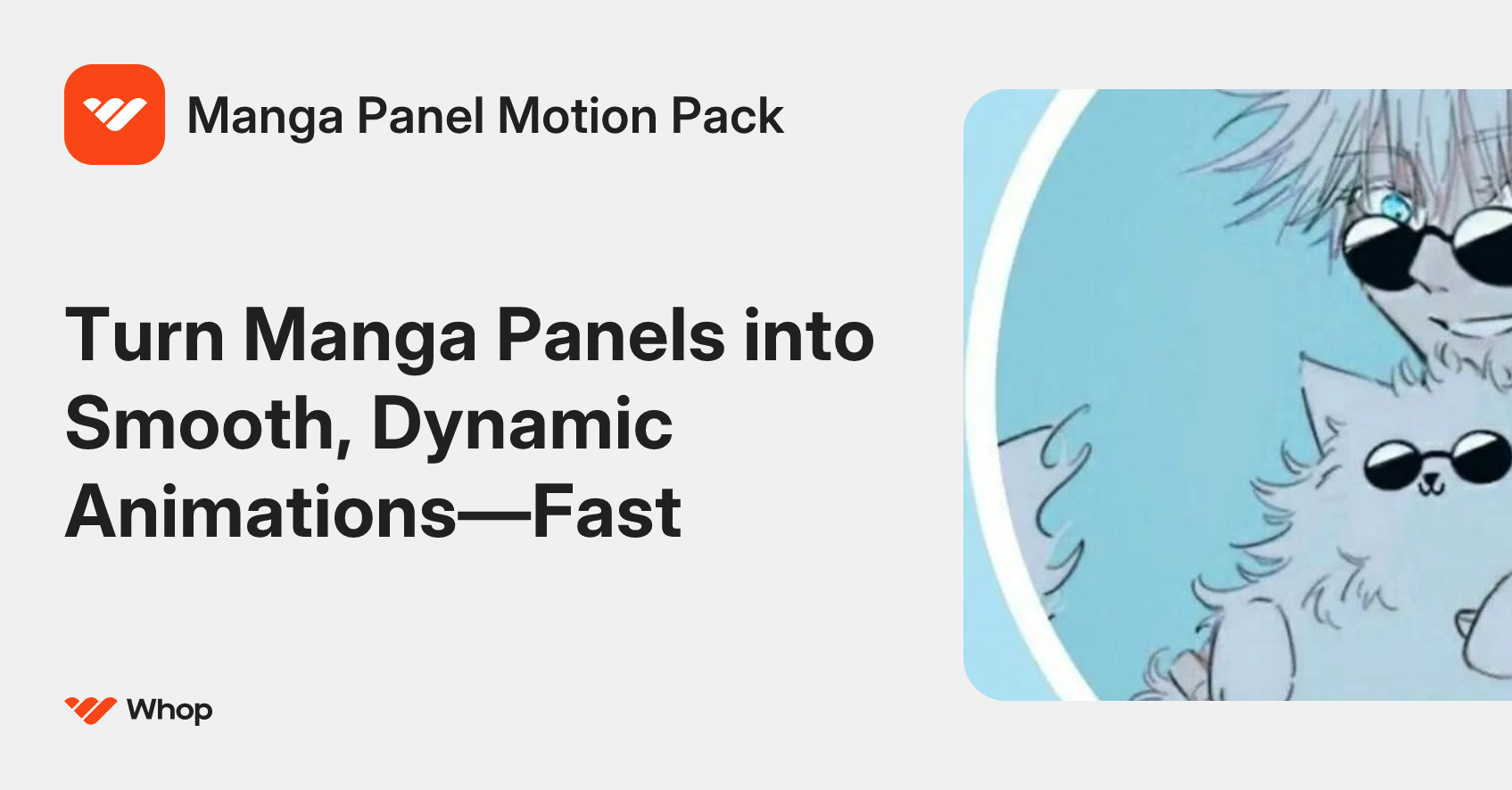 Manga Panel Motion Pack | Whop