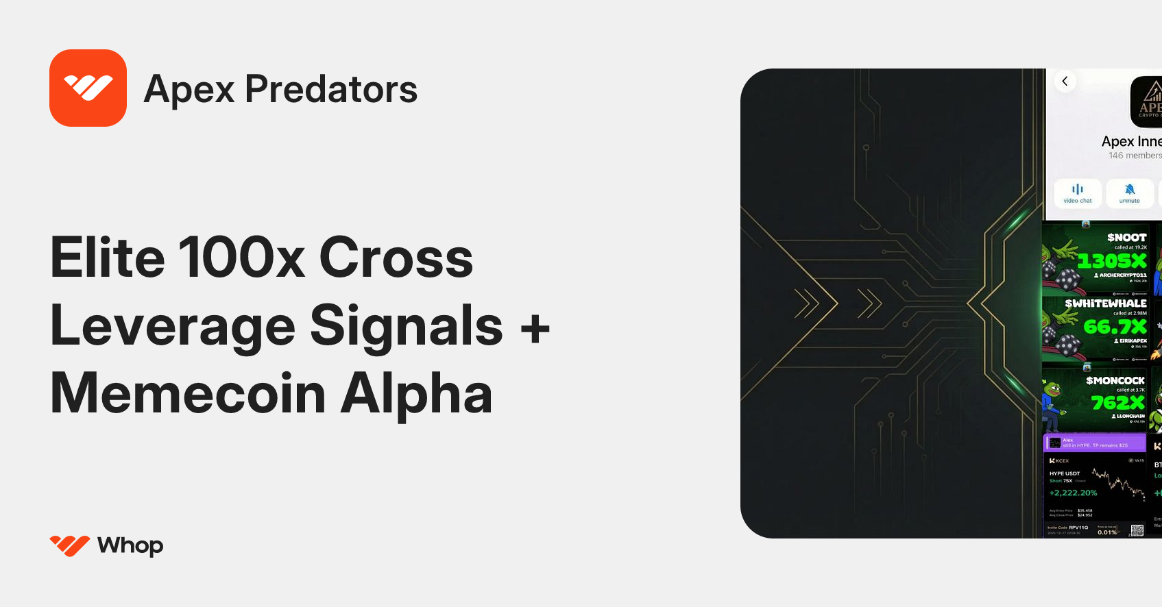 Apex Predators | Whop