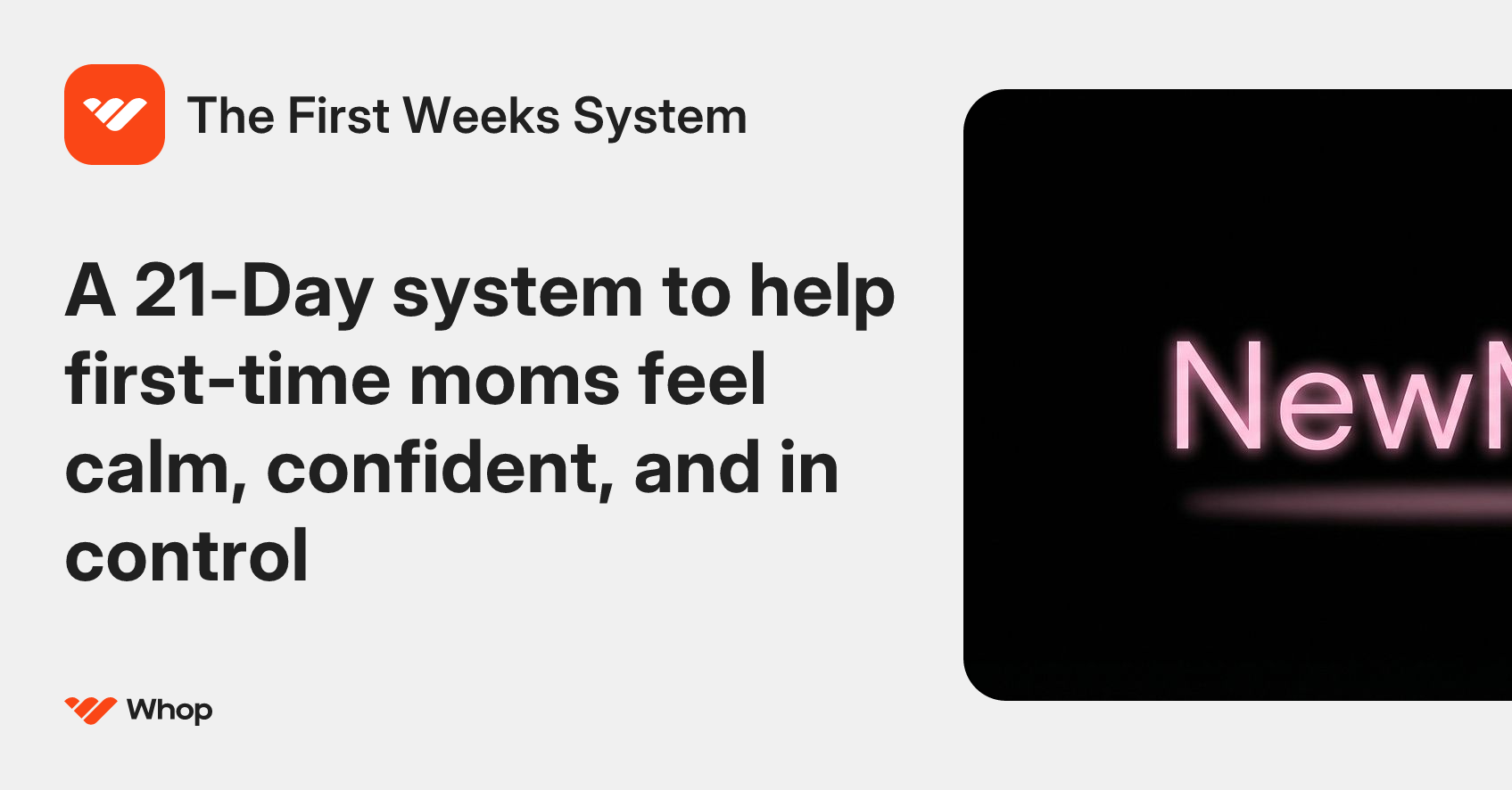 The First Weeks System | Whop