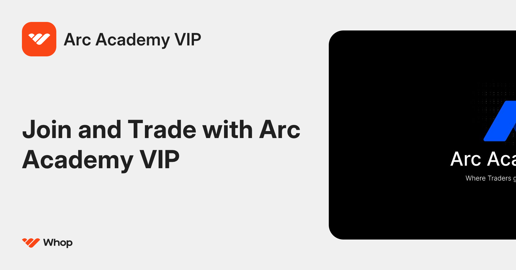 Arc Academy VIP | Whop