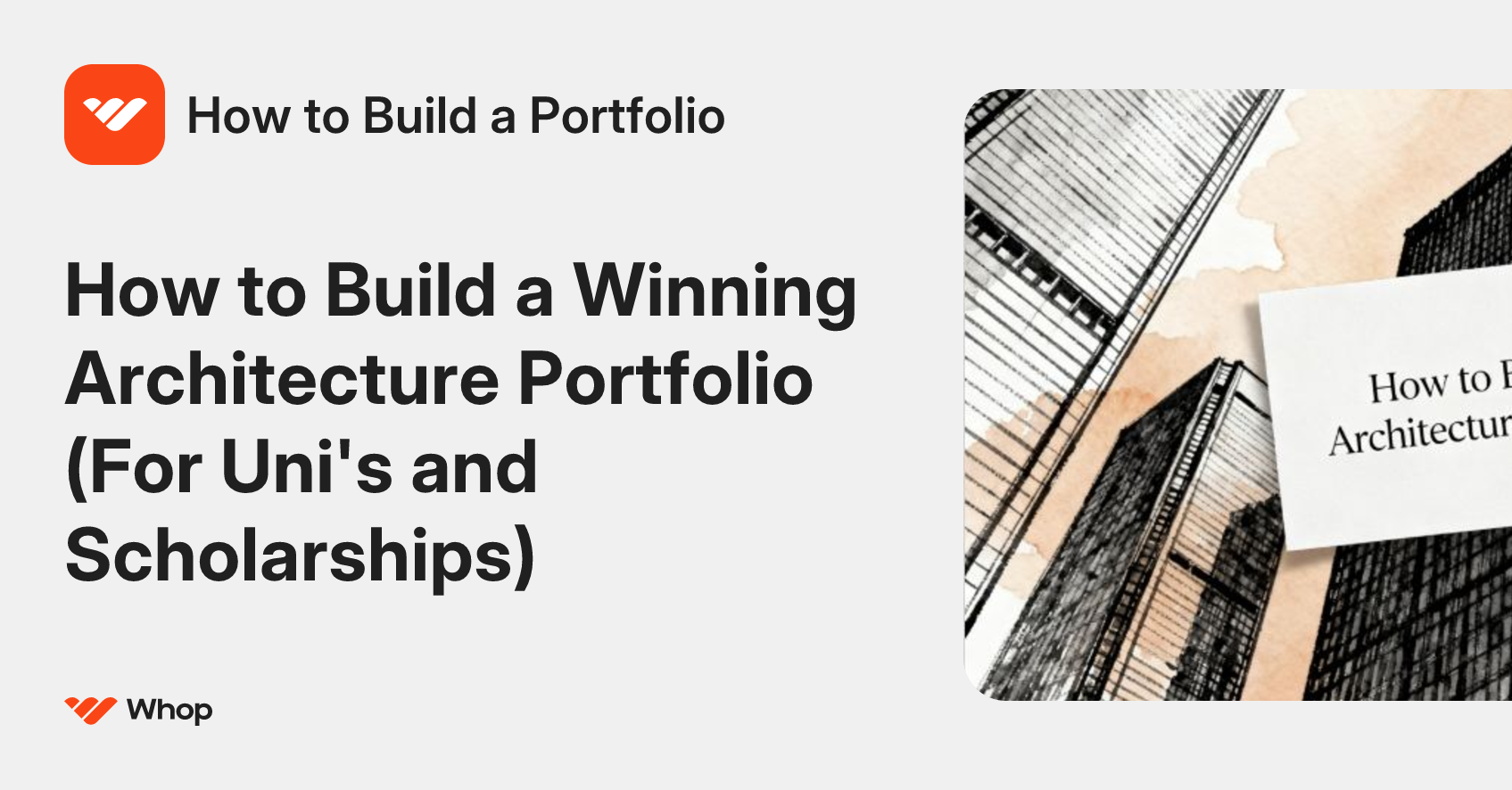 How to Build a Portfolio | Whop