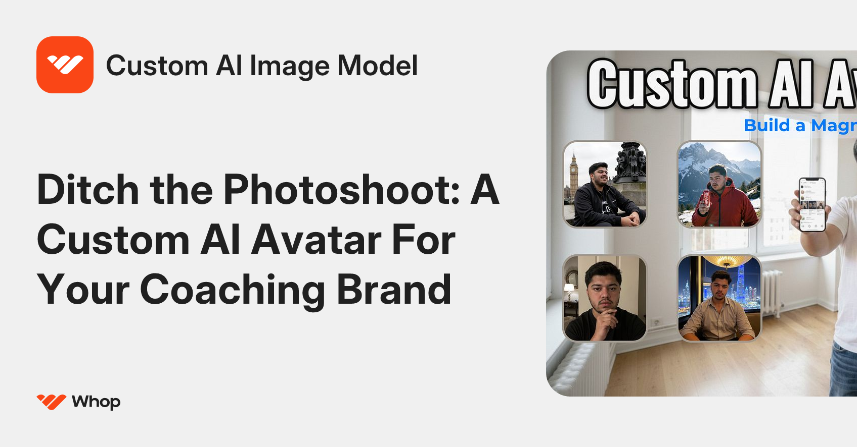 Custom AI Image Model | Whop