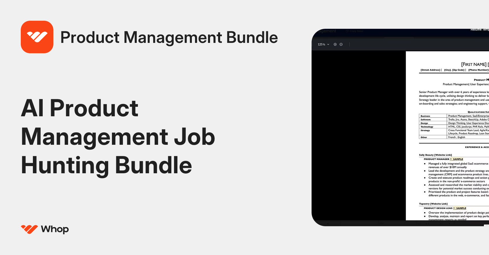 Product Management Bundle | Whop