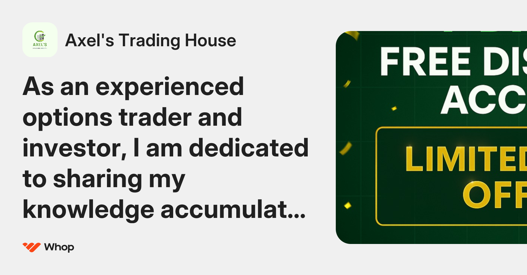 Axel's Trading House