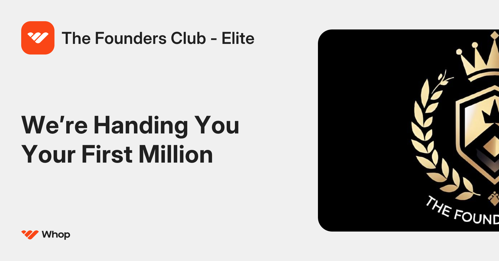 The Founders Club - Elite | Whop
