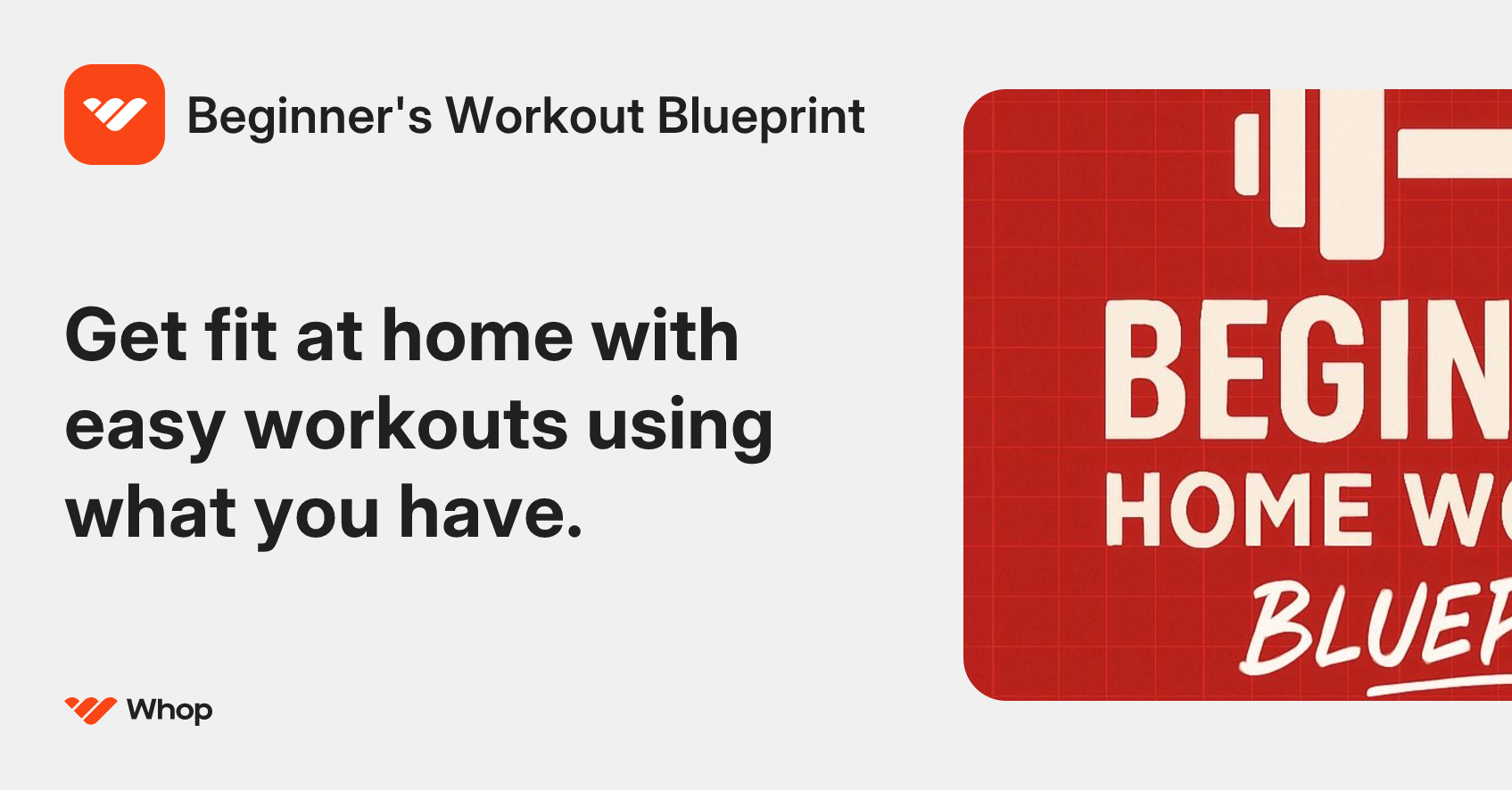 Beginner's Workout Blueprint | Whop