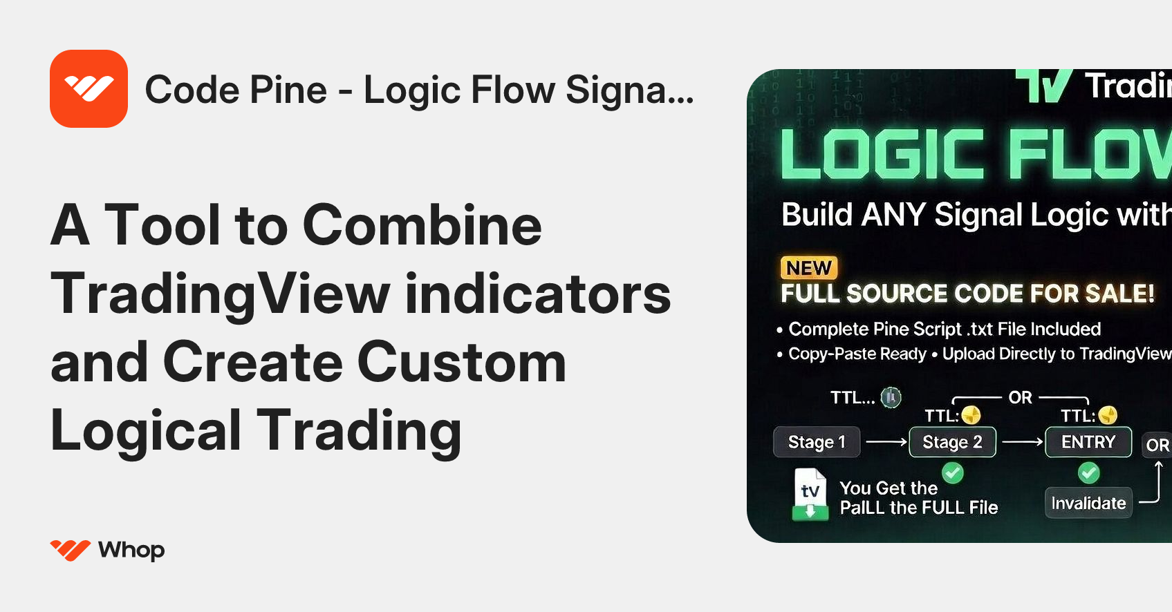 Code Pine - Logic Flow Signals Backtest | Whop
