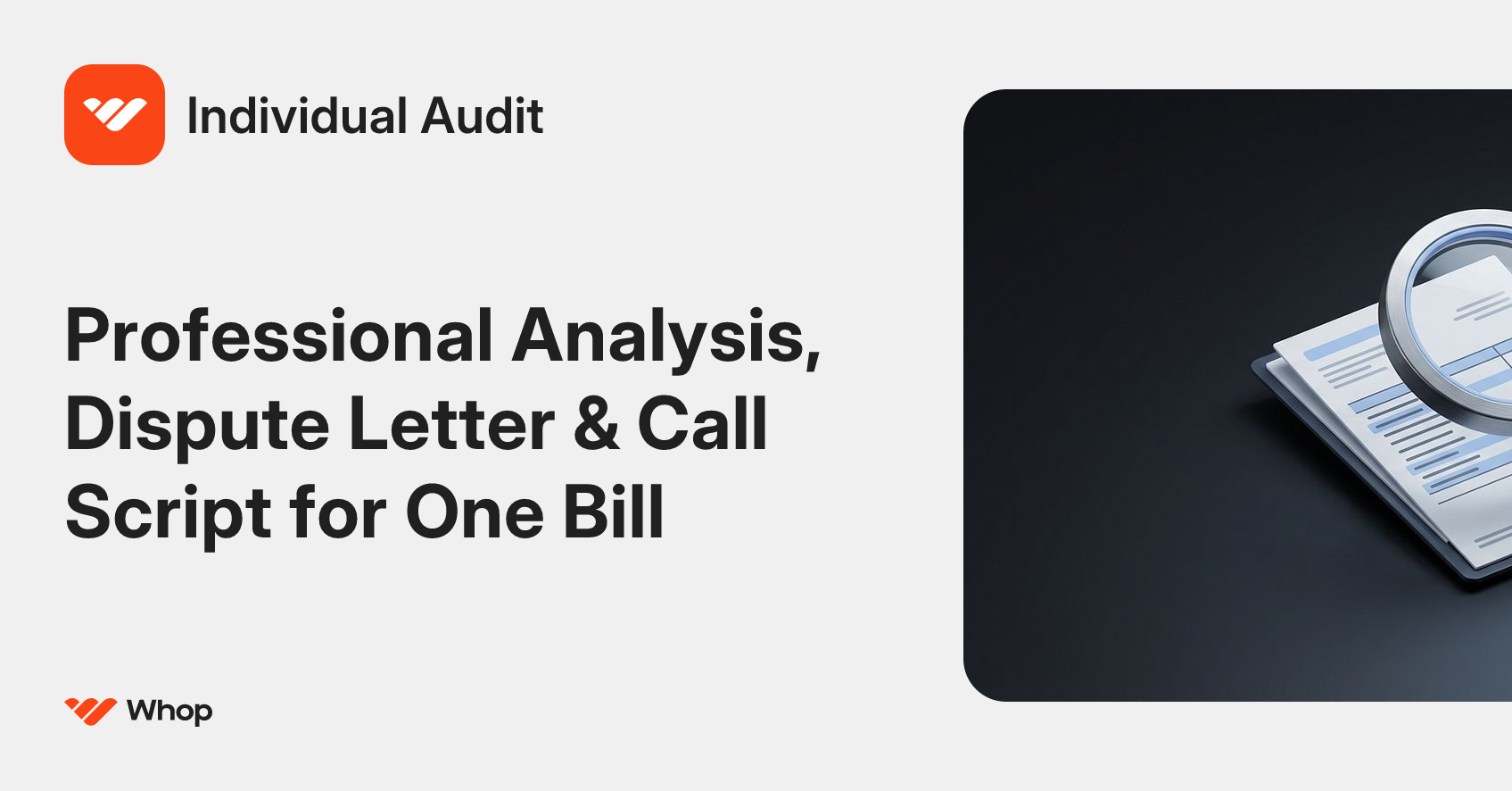 Individual Audit | Whop