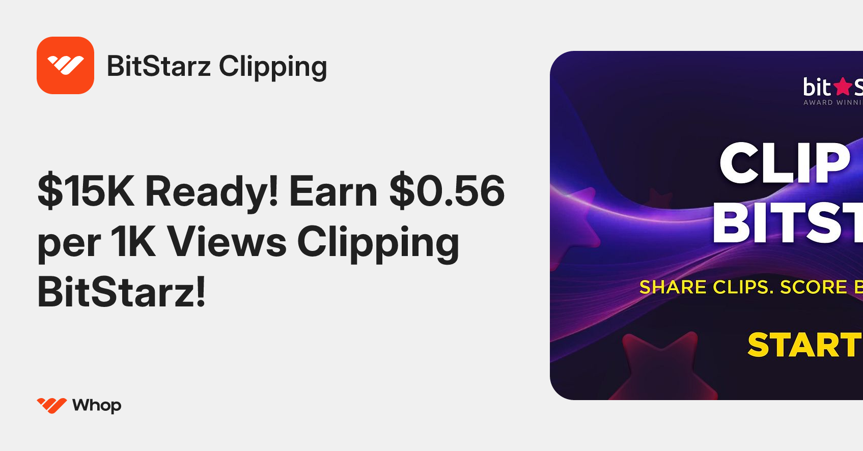 BitStarz Clipping | Whop